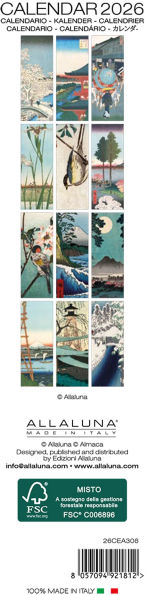 2026 Hiroshige Bookmark Calendar