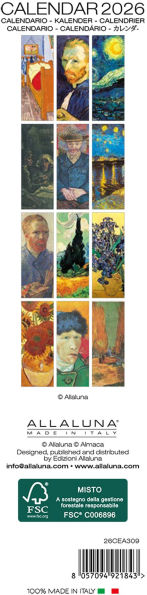 2026 Van Gogh Bookmark Calendar