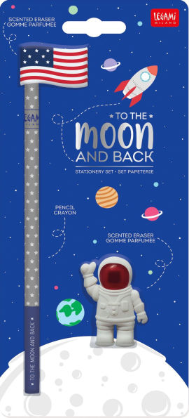 Legami Stationery Set - To The Moon And Back - Space