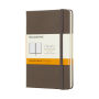 Moleskine Classic Notebook, Pocket, Ruled, Brown Earth, Hard Cover (3.5 5.5)