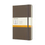 Moleskine Classic Notebook, Large, Ruled, Brown Earth, Hard Cover (5 x 8.25)