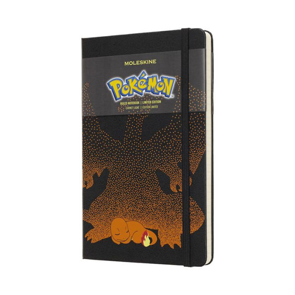 Moleskine Limited Edition Notebook, Pokemon, Charmender, Large with Ruled pages
