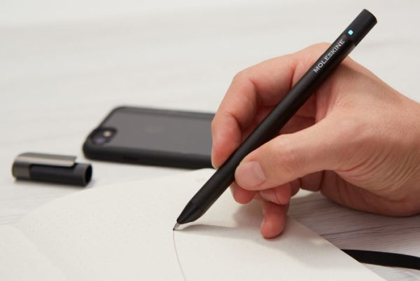 Moleskine Click Ball Pen - Refillable Black Ink - Clicks onto side of hard  cover.