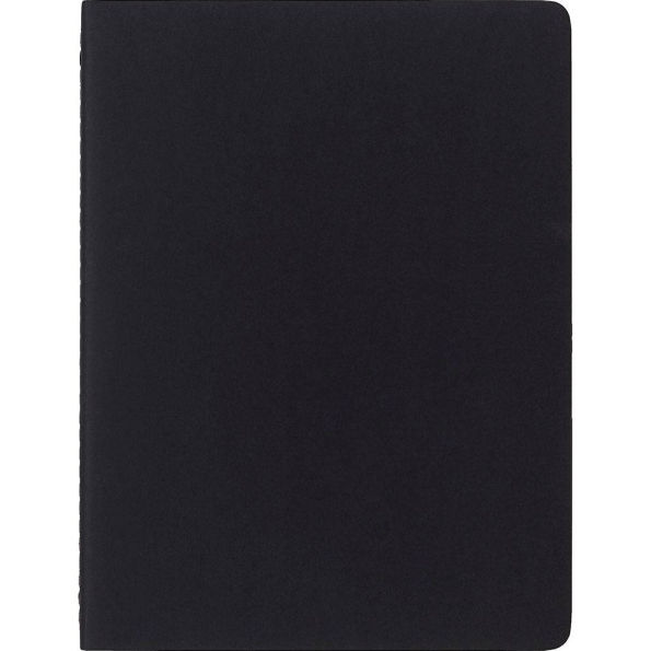 Moleskine Subject Cahier Journal, XL, Black/Kraft Brown (7.5 x 9.75)