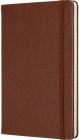 Alternative view 5 of Moleskine Leather Notebook Large Ruled Hard Cover Sienna Brown (5 x 8.25)