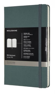 Title: Moleskine Professional Notebook, Large, Forest Green, Hard Cover (5 x 8.25)