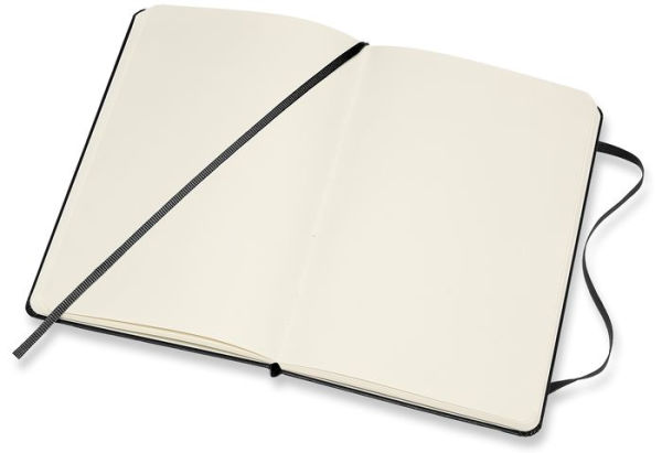 Moleskine Notebook, Medium, Plain, Black, Hard Cover (4.5 x 7)