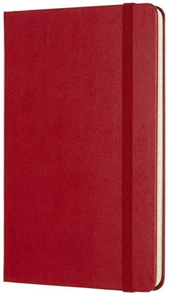 Moleskine Classic Notebook, Hard Cover, Scarlet Red, Medium with Ruled pages