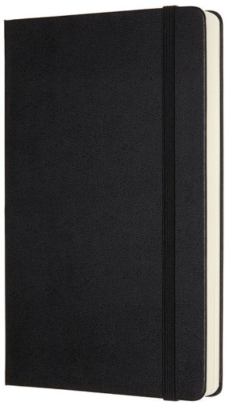 Moleskine Classic Expanded Hardcover Notebook - Dotted, Black, Large,  8-1/4 x 5