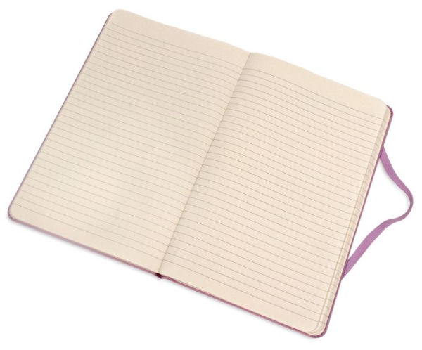 Moleskine Classic Notebook, Hard Cover, Lilac, Large with Ruled pages