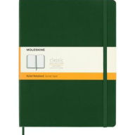 Moleskine Notebook, Extra Large, Ruled, Myrtle Green, Hard Cover (7.5 x 9.75)