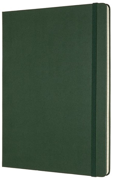 Moleskine Notebook, Extra Large, Ruled, Myrtle Green, Hard Cover (7.5 x 9.75)