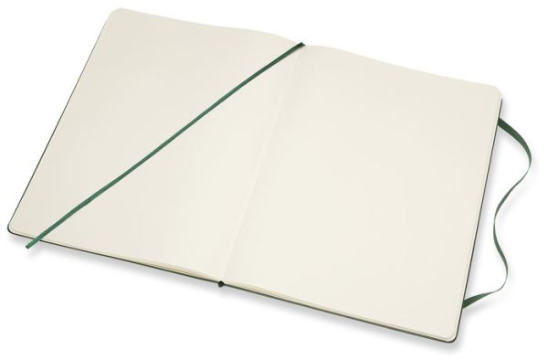 Moleskine Classic Notebook, Hard Cover, Myrtle Green, XL with Plain pages