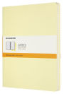 Moleskine Cahier Journal, Extra Large, Ruled, Tender Yellow (7.5 x 9.75)
