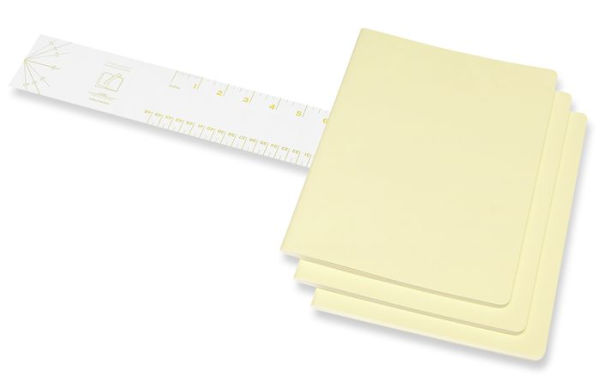 Moleskine Cahier Journal, Extra Large, Ruled, Tender Yellow (7.5 x 9.75)