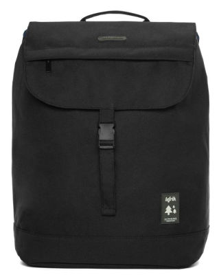 eco friendly black backpack