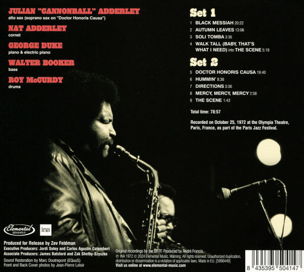 Poppin' in Paris: Live at L'Olympia 1972