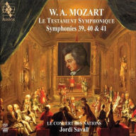 Title: Le Testament Symphonique: Mozart - Symphonies Nos. 39-41, Artist: Jordi Savall