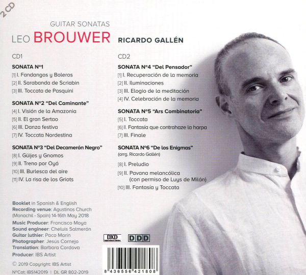 Leo Brouwer: Guitar Sonatas