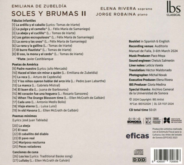 Emiliana de Zubeldía: Soles y Brumas II