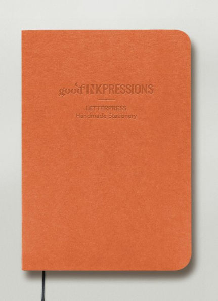 goodINKPressions Fountain Pen Notebook, Orange