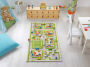 Alternative view 3 of Traffic 3D Play Carpet with non-toxic wooden toy set