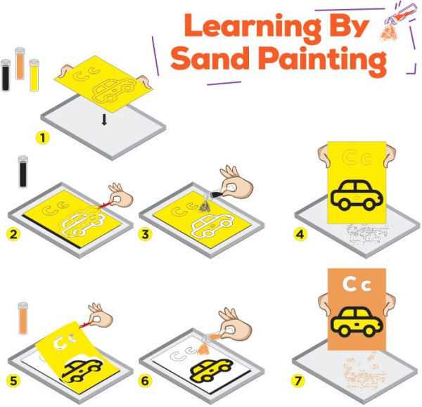 Letters Sand Painting Education Set