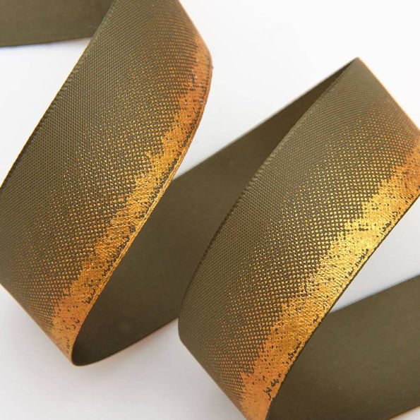 Fedin Gold Ombre Ribbon 1" 10 YD