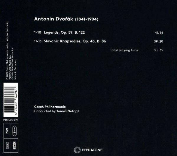 Dvorák: Legends & Rhapsodies