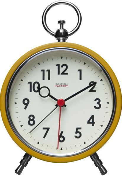 Factory Yellow Alarm Clock with Light