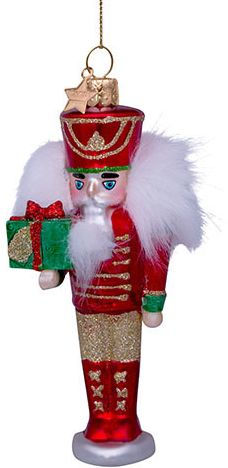 Nutcracker Glass Ornament