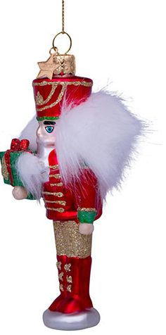Nutcracker Glass Ornament