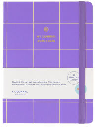 Title: 2025-2026 A-Journal School Diary Lilac Checkered 18 month Planner
