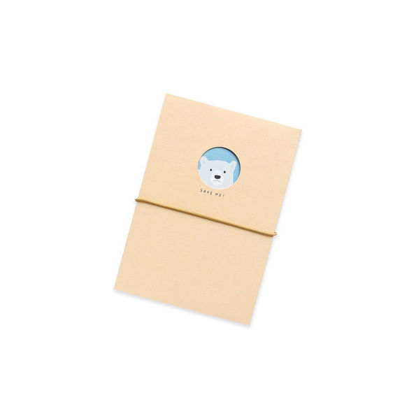 Polar Bear Save Me Lined Journal