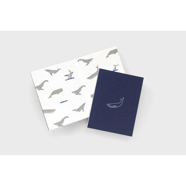 Whale Save Me Blank Journal