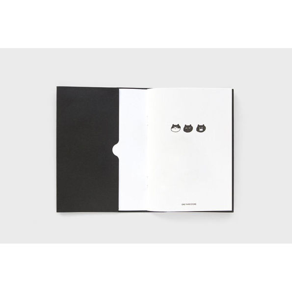 Black Cat Blank Journal