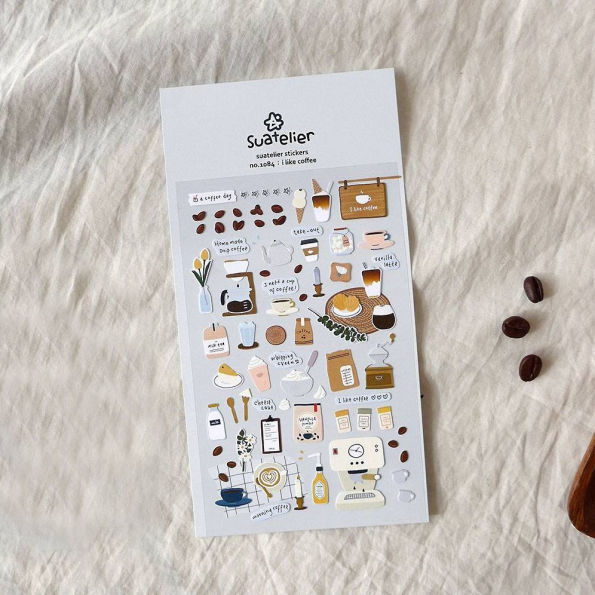 I Like Coffee Stickers