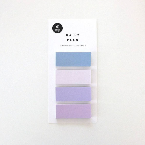 Suatelier Design Gradation Blue Sticky Notes