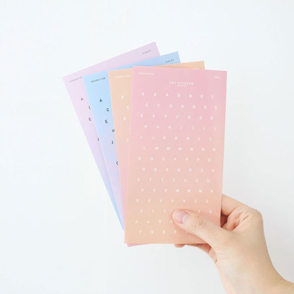 Liveworks Alphabet ABC Sticker Sheet