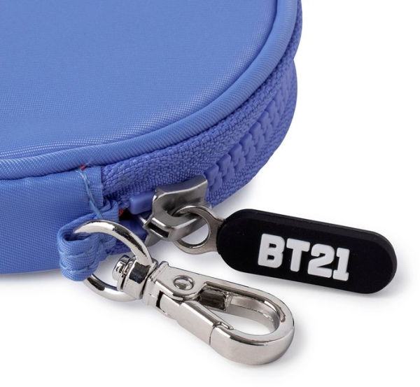 BT21 Round Coin Purse Bag Charm - Cooky