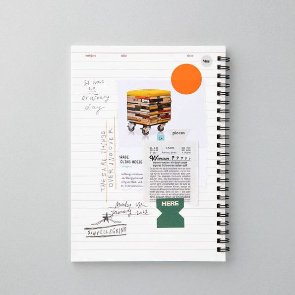 Orange Lined Journal