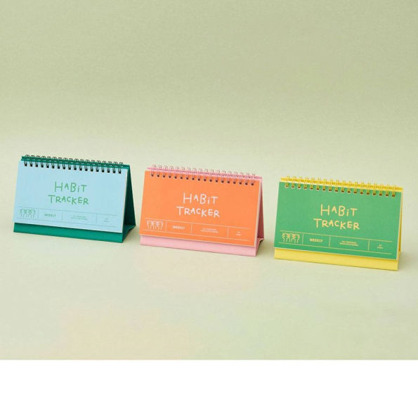 Little Things Yellow Weekly Habit Tracker