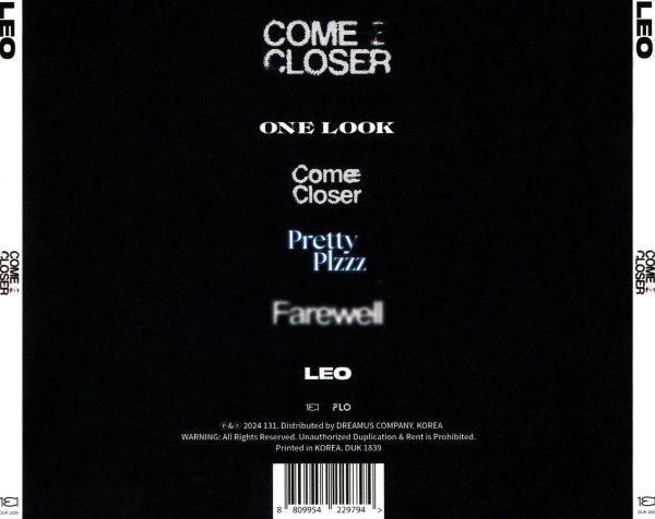 leo come closer アルバム LEO - EP Album COME CLOSER
