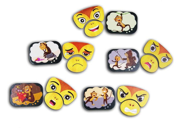 Monkey Expressions Magnetic Puzzle