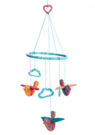 Title: Yarn Birds Baby Mobile