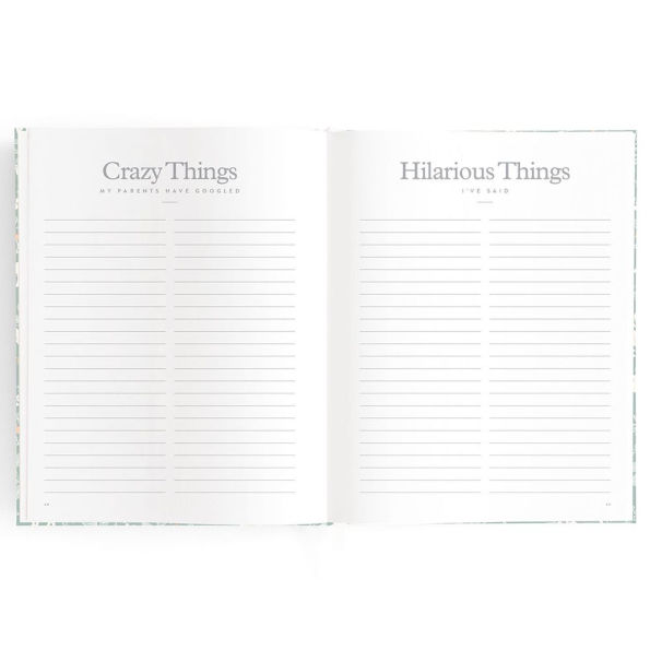 Baby Book Forest Friends Sage