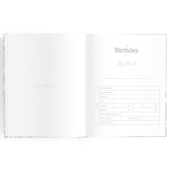 Baby Book Forest Friends Sage