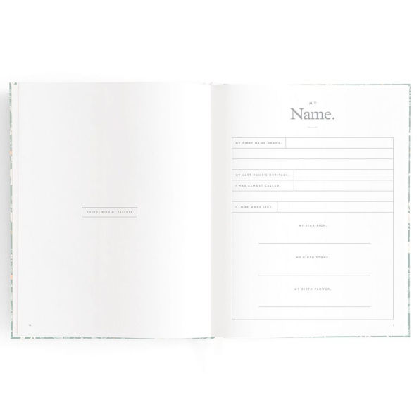 Baby Book Forest Friends Sage