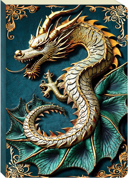 Dragons Lair Blank Lined Journal