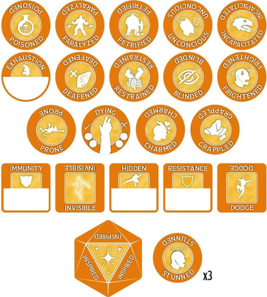 D&D Monk Token Set (PB & 22 tokens)